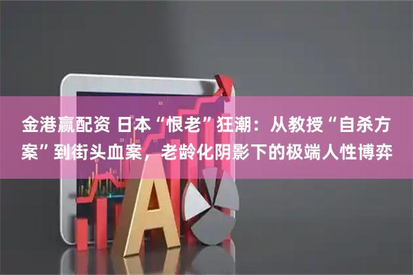 金港赢配资 日本“恨老”狂潮：从教授“自杀方案”到街头血案，老龄化阴影下的极端人性博弈